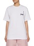 Main View - Click To Enlarge - JW ANDERSON - Slogan Back Cotton T-Shirt