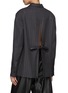 Back View - Click To Enlarge - JW ANDERSON - Tailored Half Open Back Wool Shirt Jacket