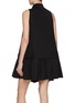 Back View - Click To Enlarge - JW ANDERSON - A-line Ruffle Hem Mini Dress