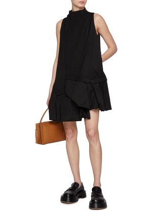 Figure View - Click To Enlarge - JW ANDERSON - A-line Ruffle Hem Mini Dress