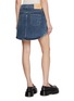 Back View - Click To Enlarge - JW ANDERSON - Patch Pocket Dark Wash Denim Mini Skirt