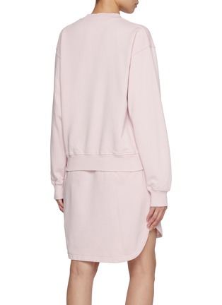 Back View - Click To Enlarge - JW ANDERSON - Layered Cotton Sweater Dress