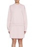 Main View - Click To Enlarge - JW ANDERSON - Layered Cotton Sweater Dress