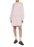 Figure View - Click To Enlarge - JW ANDERSON - Layered Cotton Sweater Dress