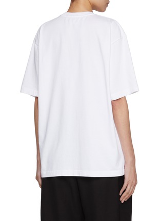 Back View - Click To Enlarge - JW ANDERSON - Diorama Graphic Print Cotton T-Shirt