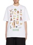 Main View - Click To Enlarge - JW ANDERSON - Diorama Graphic Print Cotton T-Shirt