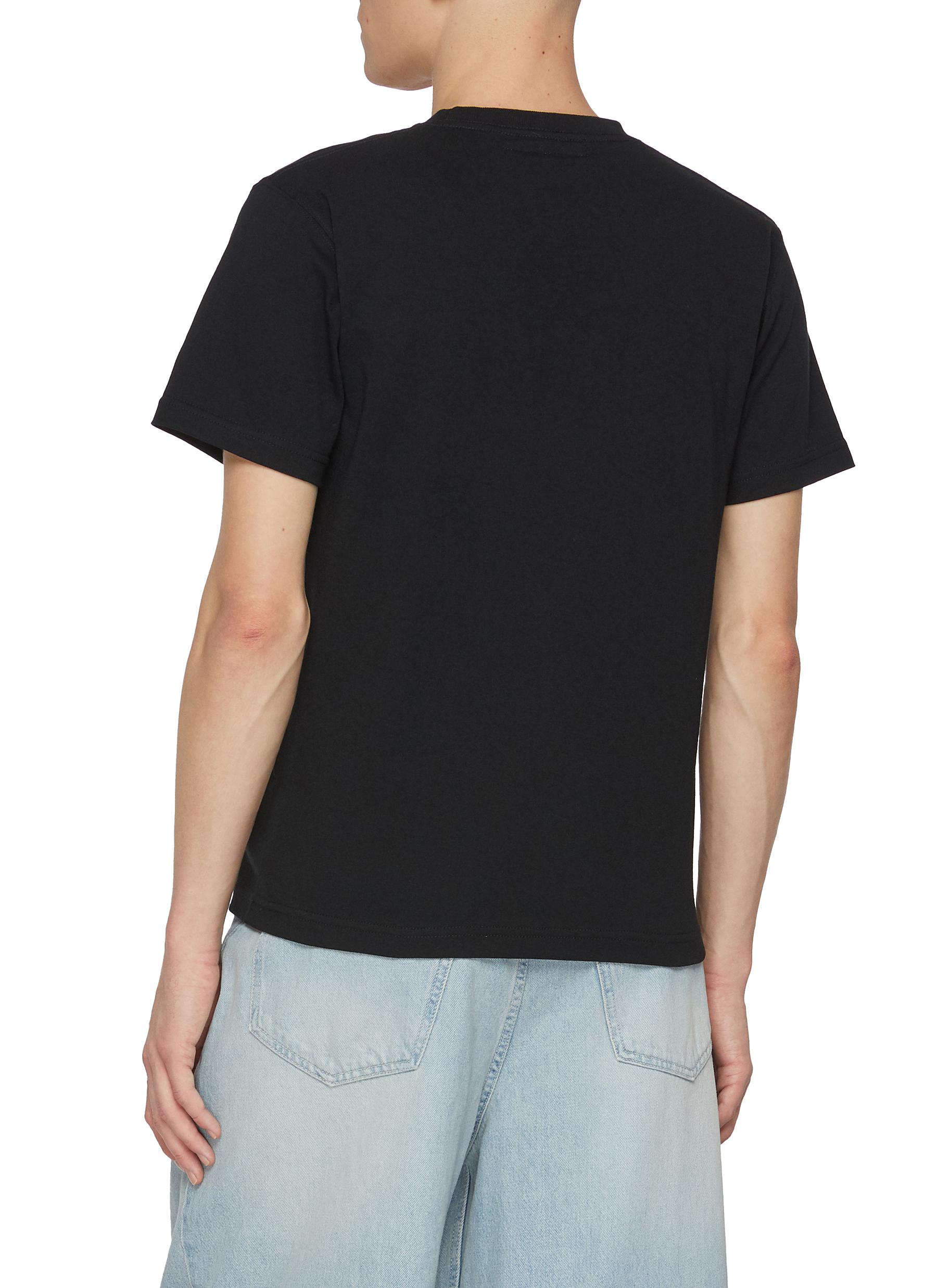 Logo Pocket Cotton T-Shirt - Thumbnail 3