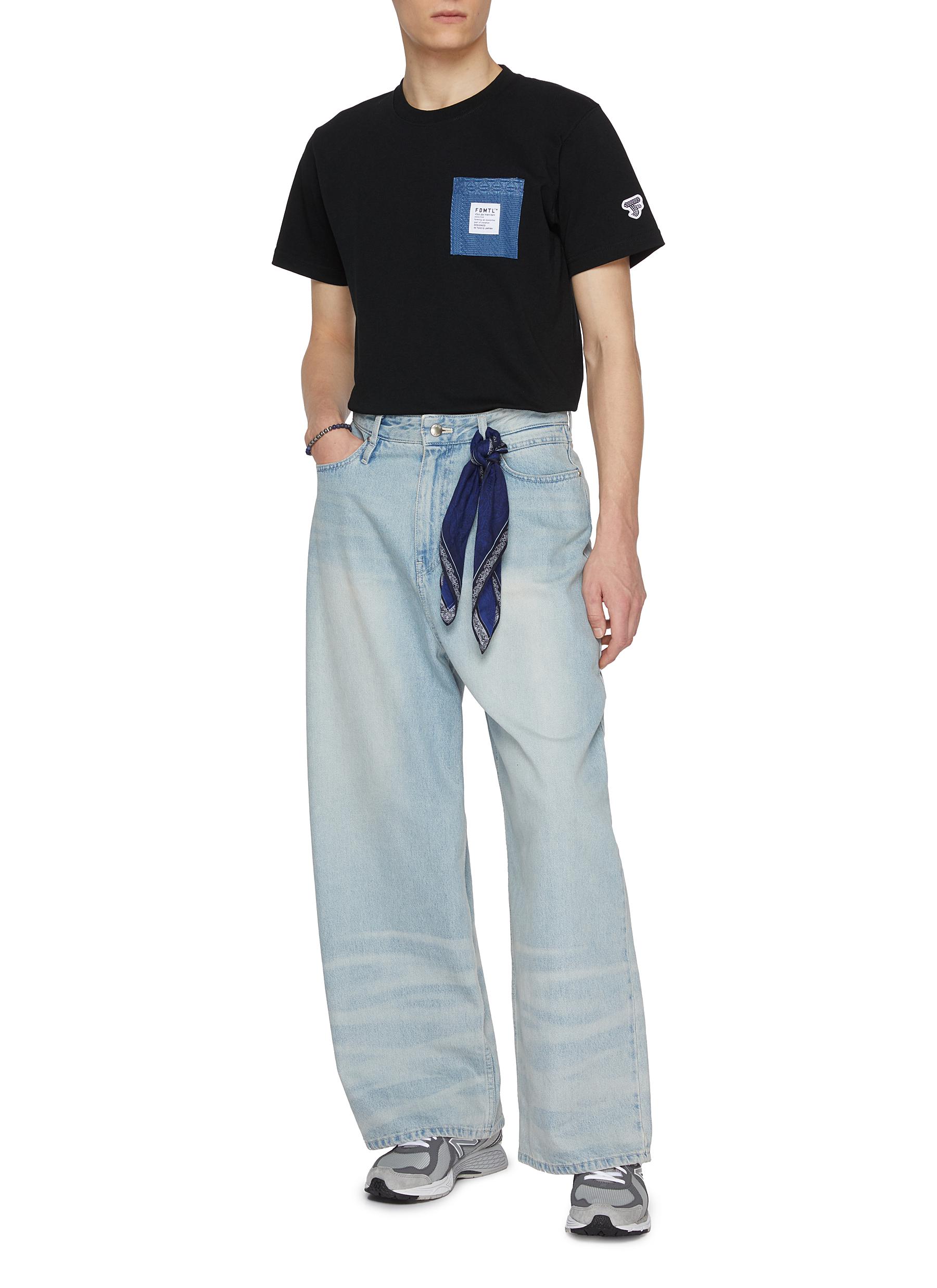 Logo Pocket Cotton T-Shirt - Thumbnail 2