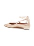  - AQUAZZURA - Gabi Skimmer Leather Flats