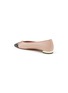  - AQUAZZURA - Gioia Leather Ballerina Flats