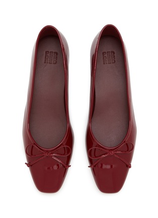 Detail View - Click To Enlarge - PEDDER RED - Bonnie 40 Ballerina Patent Leather Pumps