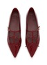 Detail View - Click To Enlarge - PEDDER RED - Jasper Patent Leather Ballerina Flats