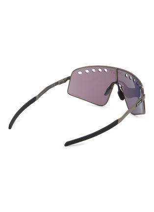 Figure View - Click To Enlarge - OAKLEY - Sutro™ TI Sweep Prizm Metal Rectangle Sunglasses