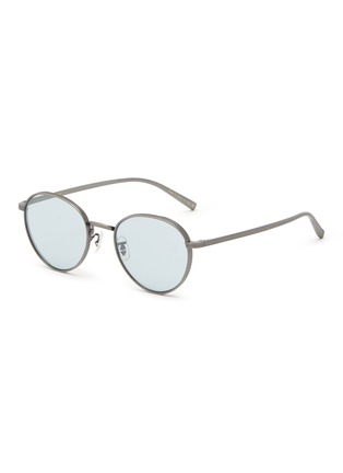 Main View - Click To Enlarge - OLIVER PEOPLES - Kesner Metal Round Sunglasses