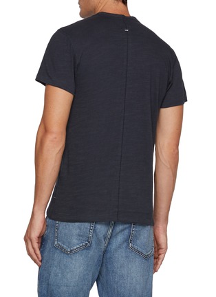 Back View - Click To Enlarge - RAG & BONE - Classic Short Sleeve Henley Top