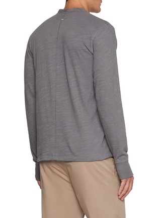 Back View - Click To Enlarge - RAG & BONE - Classic Long Sleeve Henley Top