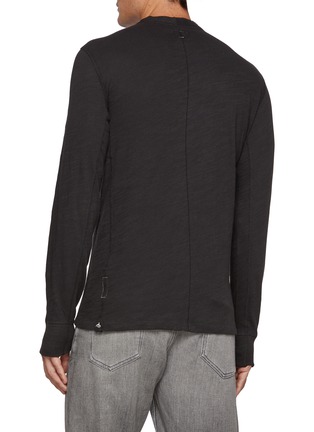 Back View - Click To Enlarge - RAG & BONE - Classic Long Sleeve Henley Top