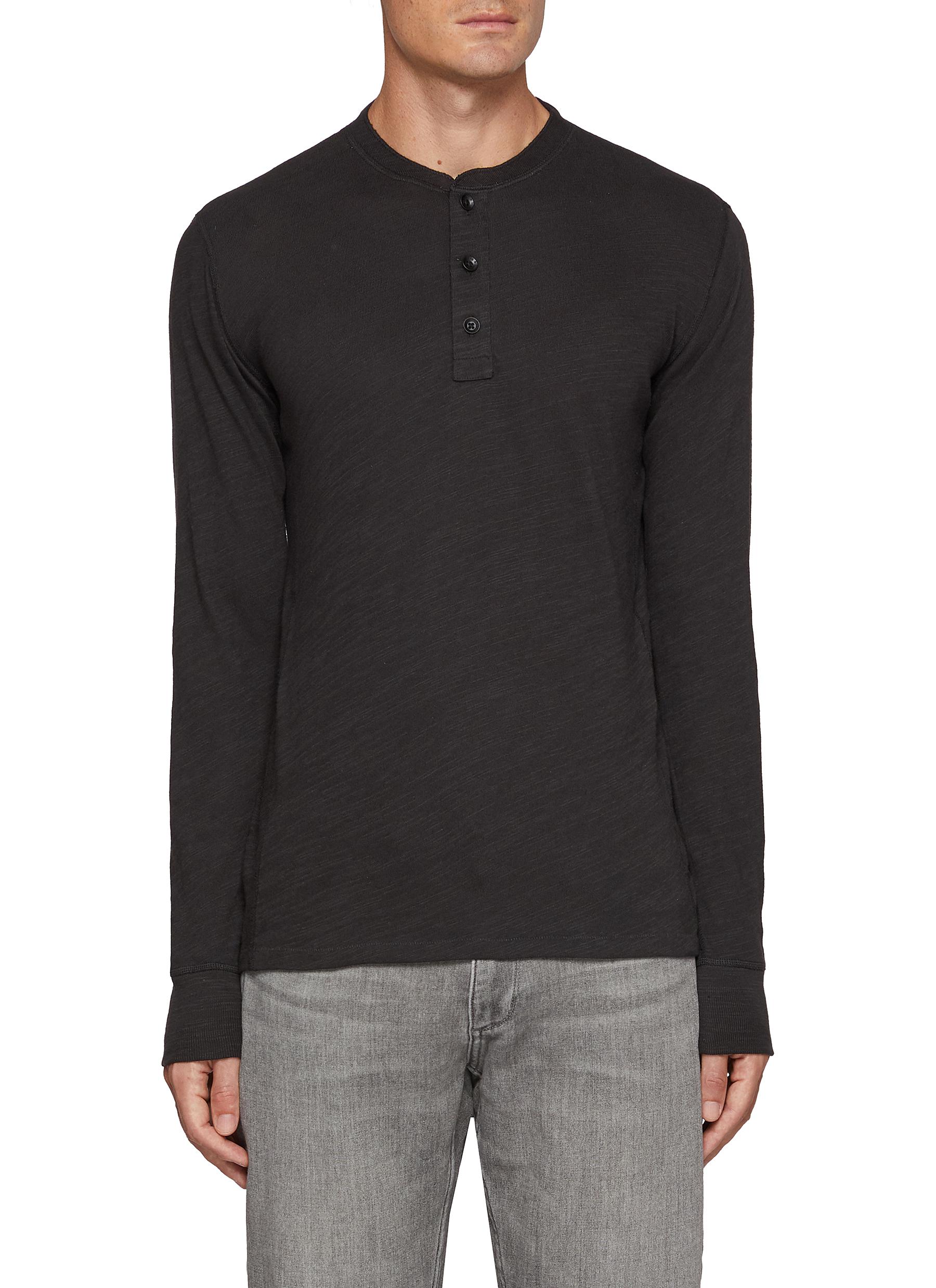 RAG & BONE | Classic Long Sleeve Henley Top | Men | Lane