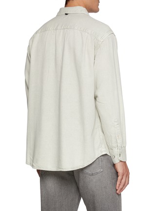 Back View - Click To Enlarge - RAG & BONE - Matthew Light Wash Denim Shirt