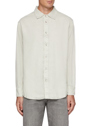 Main View - Click To Enlarge - RAG & BONE - Matthew Light Wash Denim Shirt