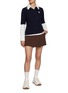 Figure View - Click To Enlarge - SOUTHCAPE - Button Up Logo Wool Polo Shirt