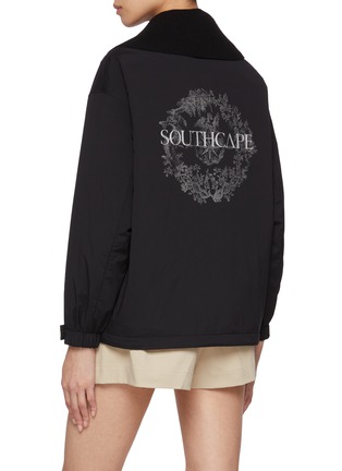 Back View - Click To Enlarge - SOUTHCAPE - Half Zip Sweatshirt