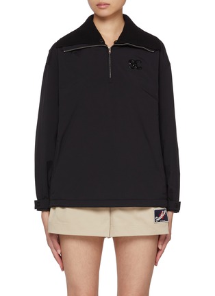 Main View - Click To Enlarge - SOUTHCAPE - Half Zip Sweatshirt