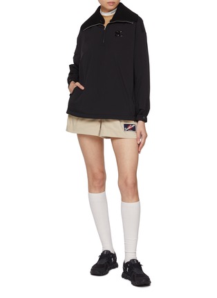 Figure View - Click To Enlarge - SOUTHCAPE - Half Zip Sweatshirt