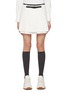 Main View - Click To Enlarge - SOUTHCAPE - Buckle Pleated Tweed Skort