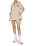 Figure View - Click To Enlarge - SOUTHCAPE - Oversizeed Side Drawstring Hoodie