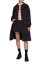 Figure View - Click To Enlarge - SOUTHCAPE - Hooded Flared Parka