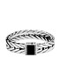 Main View - Click To Enlarge - JOHN HARDY - Modern Chain Sterling Silver Treated Black Onyx Extra Large Bracelet — Size M