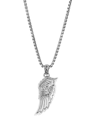Detail View - Click To Enlarge - JOHN HARDY - Legends Eagle Diamond Sterling Silver Pendant Necklace — Size 24