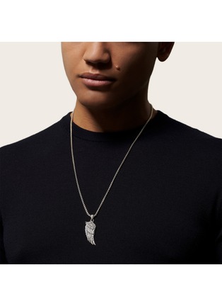  - JOHN HARDY - Legends Eagle Diamond Sterling Silver Pendant Necklace — Size 24