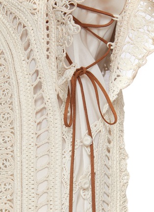  - ZIMMERMANN - Illuminate Cornelli Silk Linen Maxi Dress