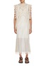 Main View - Click To Enlarge - ZIMMERMANN - Illuminate Cornelli Silk Linen Maxi Dress