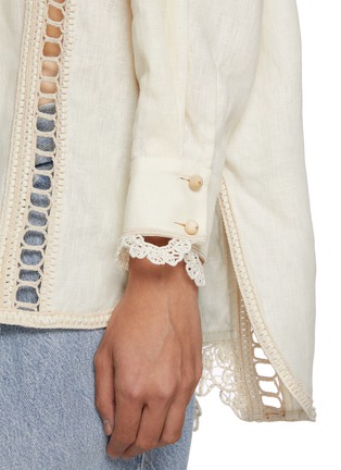  - ZIMMERMANN - Illuminate Embroidered Linen Cotton Shirt