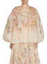 Main View - Click To Enlarge - ZIMMERMANN - Illuminate Linen Silk Blouse