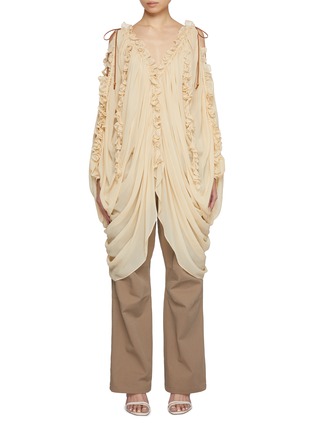 Main View - Click To Enlarge - ZIMMERMANN - Illuminate Draped Blouse