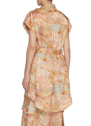 Back View - Click To Enlarge - ZIMMERMANN - Illuminate Sleeveless Tunic Top