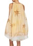 Back View - Click To Enlarge - ZIMMERMANN - Silk Linen Mini Dress