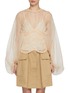 Main View - Click To Enlarge - ZIMMERMANN - Illuminate Macrame Bodice Silk Top