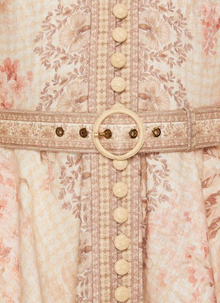  - ZIMMERMANN - Illuminate Buttoned Linen Mini Dress