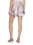 Back View - Click To Enlarge - ZIMMERMANN - Dawning Tie Waist Silk Shorts