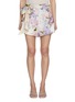 Main View - Click To Enlarge - ZIMMERMANN - Dawning Tie Waist Silk Shorts