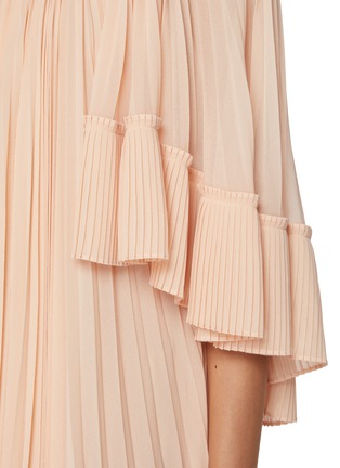  - ZIMMERMANN - Illuminate Pleated Cape Maxi Dress