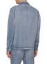 Back View - Click To Enlarge - BARENA - Patch Pocket Denim Overshirt