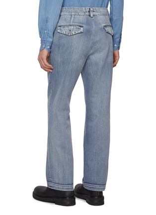 Back View - Click To Enlarge - BARENA - Five Pocket Straight Leg Jeans