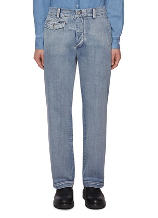 Main View - Click To Enlarge - BARENA - Five Pocket Straight Leg Jeans