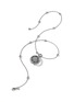 Detail View - Click To Enlarge - JOHN HARDY - Moon Door Blue Topaz Sterling Silver Rolo Chain Necklace — Size 28-30
